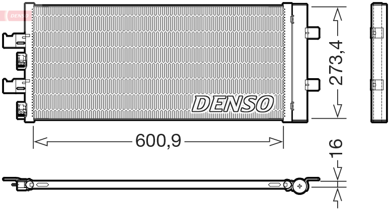 DCN05111: Конденсор кондиционера Denso DCN05111 купить