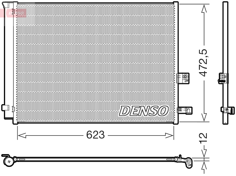 DCN05112: Конденсор кондиционера Denso DCN05112 купить