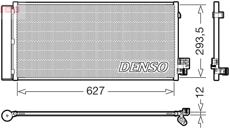 DCN05113: Конденсор кондиционера Denso DCN05113 купить