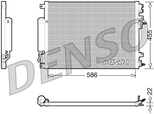 DCN06001: Конденсор кондиционера Denso DCN06001 купить