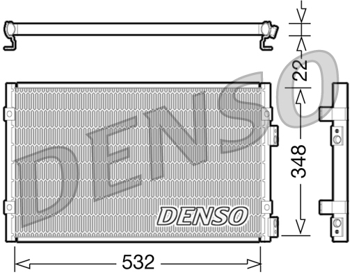 DCN06002: Конденсор кондиционера Denso DCN06002 купить