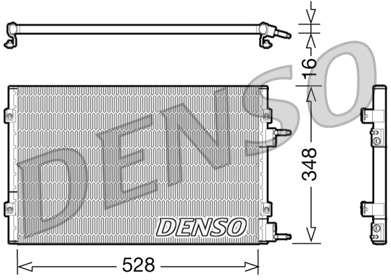 DCN06003: Конденсор кондиционера Denso DCN06003 купить