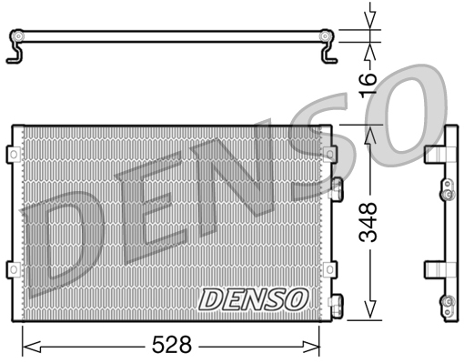 DCN06004: Конденсор кондиционера Denso DCN06004 купить