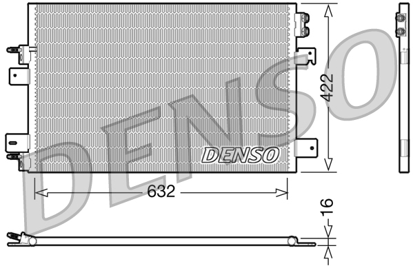 DCN06007: Конденсор кондиционера Denso DCN06007 купить