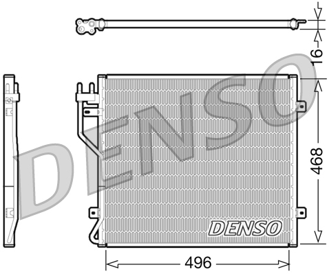 DCN06010: Конденсор кондиционера Denso DCN06010 купить