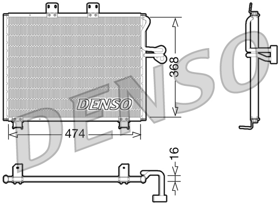 DCN06013: Конденсор кондиционера Denso DCN06013 купить