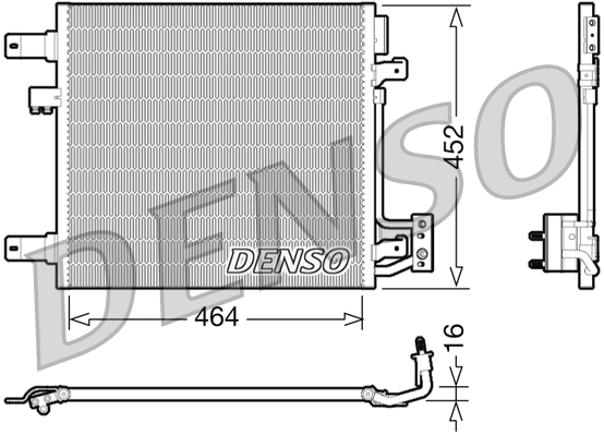 DCN06014: Конденсор кондиционера Denso DCN06014 купить