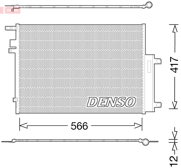 DCN06017: Конденсор кондиционера Denso DCN06017 купить