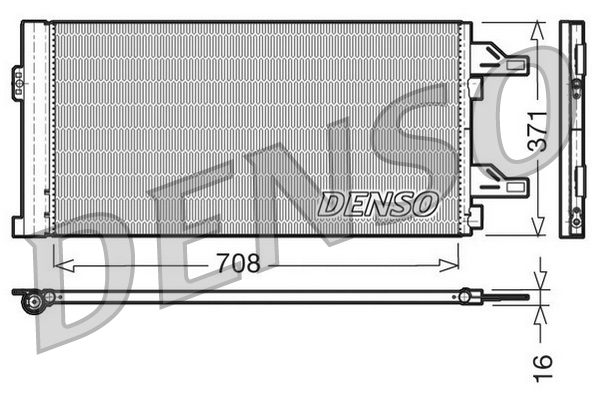 DCN07002: Конденсор кондиционера Denso DCN07002 купить
