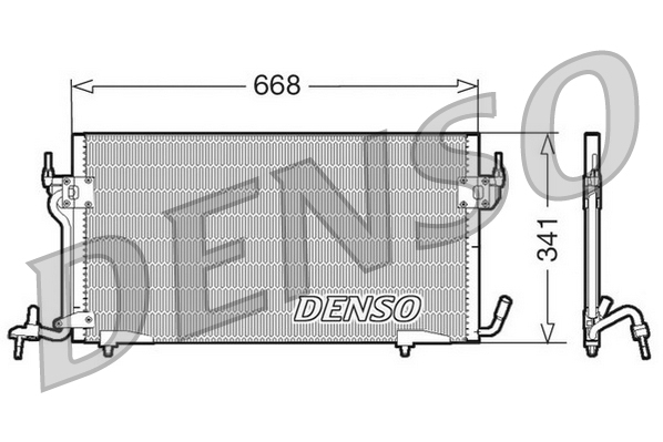 DCN07010: Конденсор кондиционера Denso DCN07010 купить