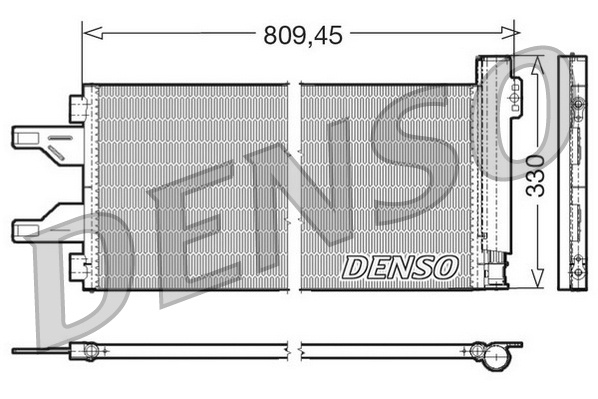 DCN07050: Конденсор кондиционера Denso DCN07050 купить