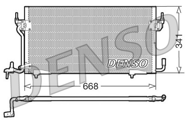 DCN07060: Конденсор кондиционера Denso DCN07060 купить