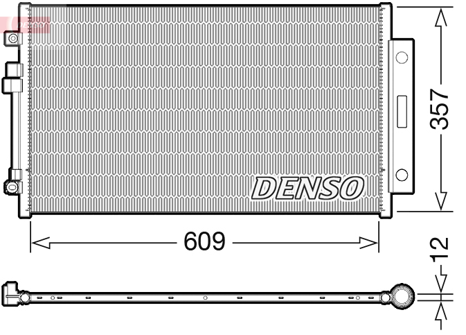DCN09004: Конденсор кондиционера Denso DCN09004 купить