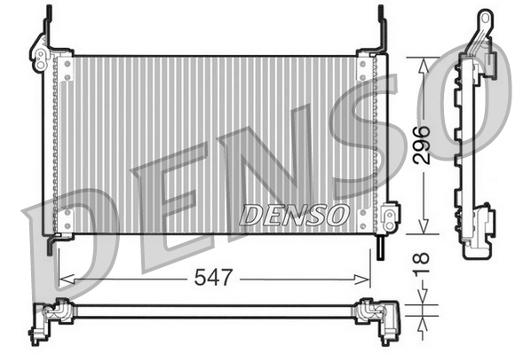 DCN09016: Конденсор кондиционера Denso DCN09016 купить