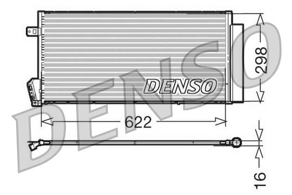 DCN09018: Конденсор кондиционера Denso DCN09018 купить