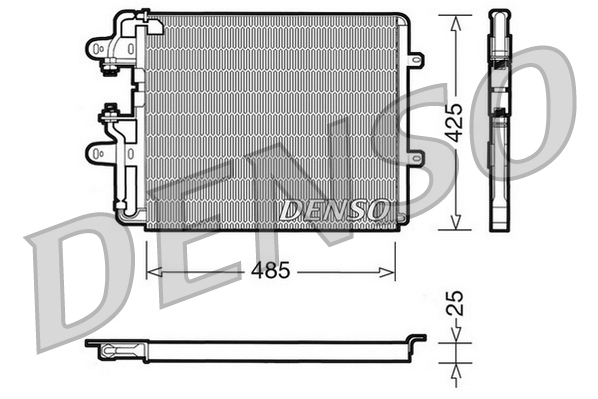 DCN09030: Конденсор кондиционера Denso DCN09030 купить