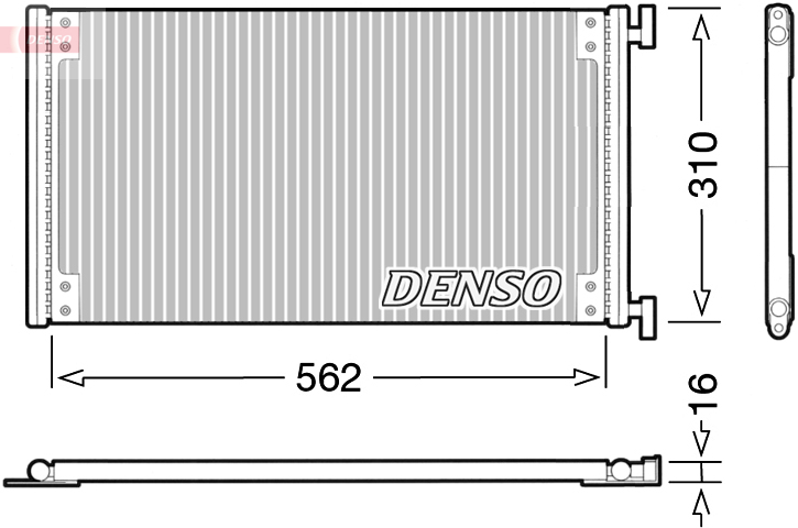 DCN09040: Конденсор кондиционера Denso DCN09040 купить
