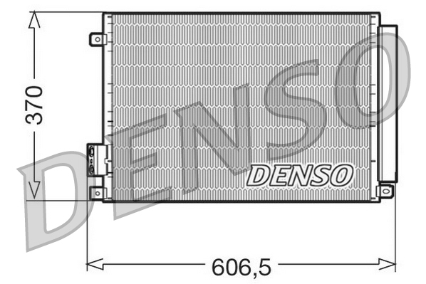 DCN09045: Конденсор кондиционера Denso DCN09045 купить