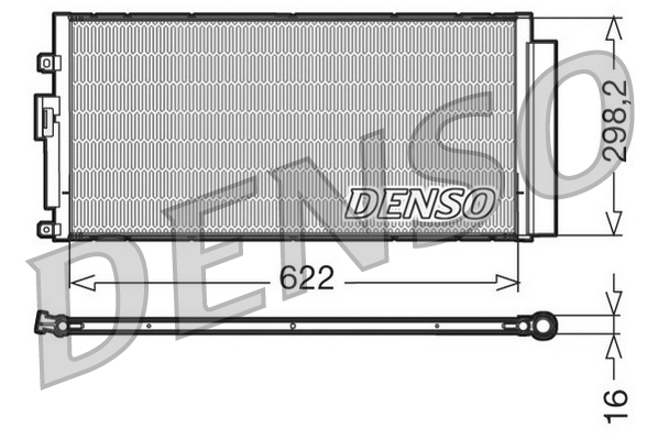 DCN09046: Конденсор кондиционера Denso DCN09046 купить