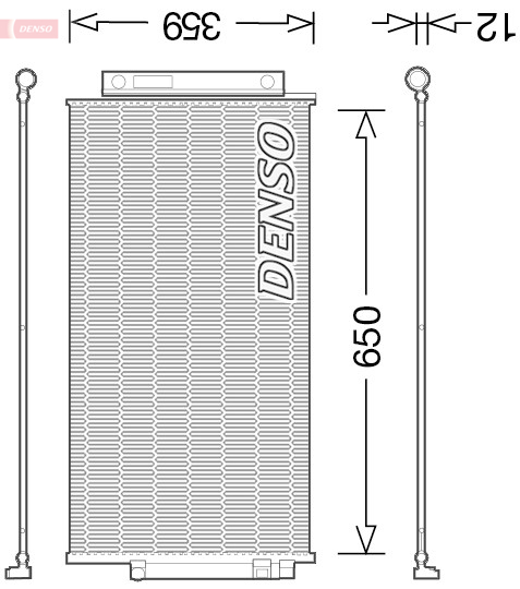 DCN09047: Конденсор кондиционера Denso DCN09047 купить
