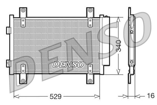 DCN09049: Конденсор кондиционера Denso DCN09049 купить