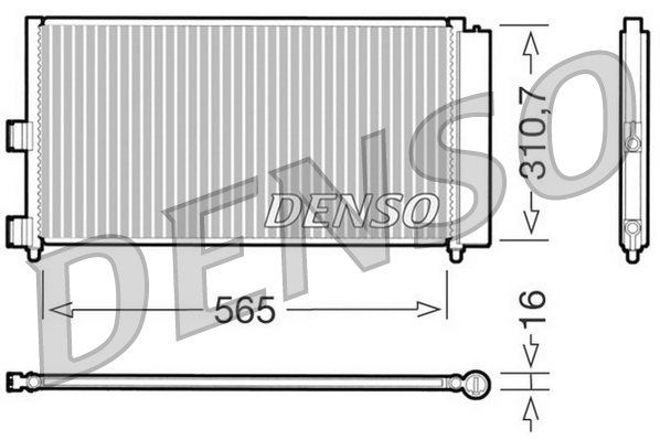 DCN09070: Конденсор кондиционера Denso DCN09070 купить