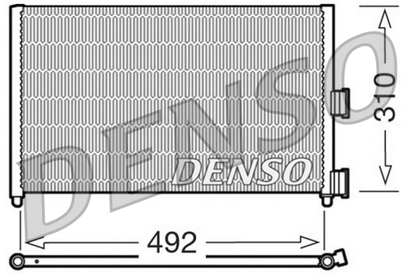 DCN09071: Конденсор кондиционера Denso DCN09071 купить
