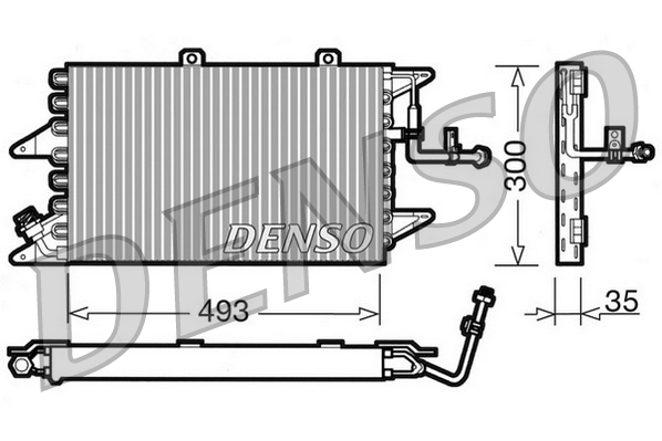 DCN09096: Конденсор кондиционера Denso DCN09096 купить