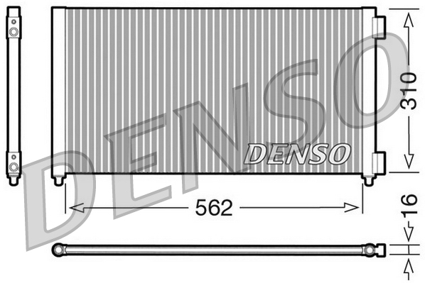 DCN09102: Конденсор кондиционера Denso DCN09102 купить