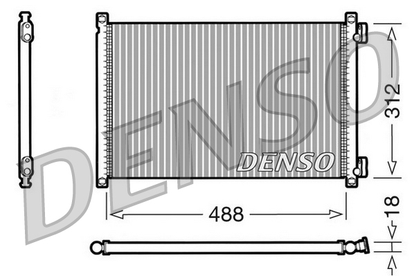 DCN09103: Конденсор кондиционера Denso DCN09103 купить