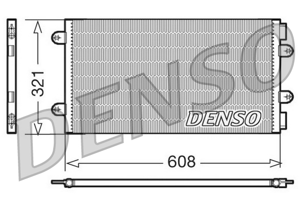 DCN09104: Конденсор кондиционера Denso DCN09104 купить