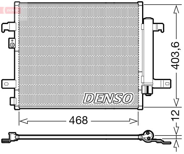 DCN09124: Конденсор кондиционера Denso DCN09124 купить