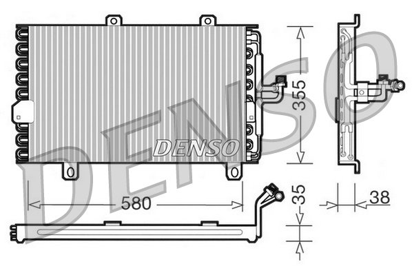 DCN09142: Конденсор кондиционера Denso DCN09142 купить