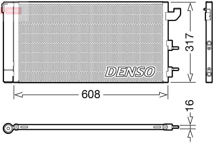 DCN09144: Конденсор кондиционера Denso DCN09144 купить