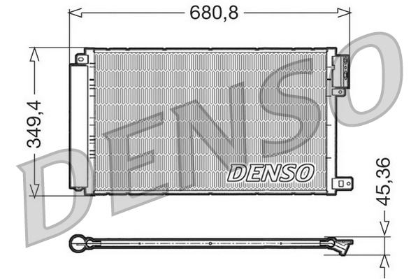 DCN09300: Конденсор кондиционера Denso DCN09300 купить