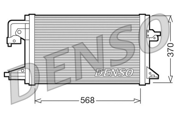 DCN10001: Конденсор кондиционера Denso DCN10001 купить