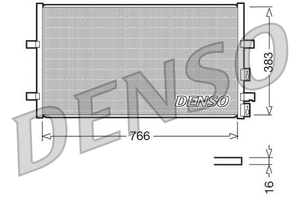 DCN10009: Конденсор кондиционера Denso DCN10009 купить