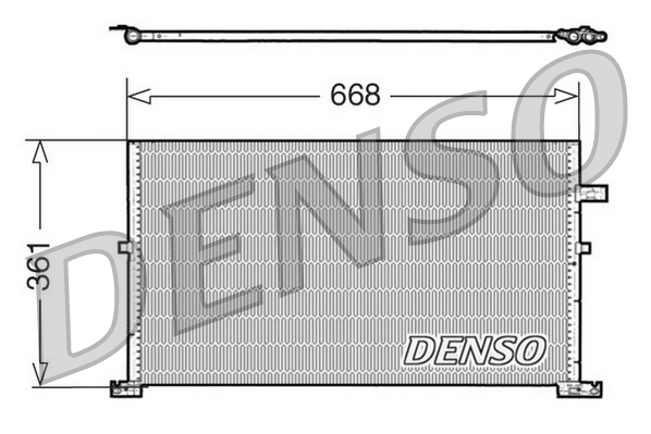 DCN10013: Конденсор кондиционера Denso DCN10013 купить
