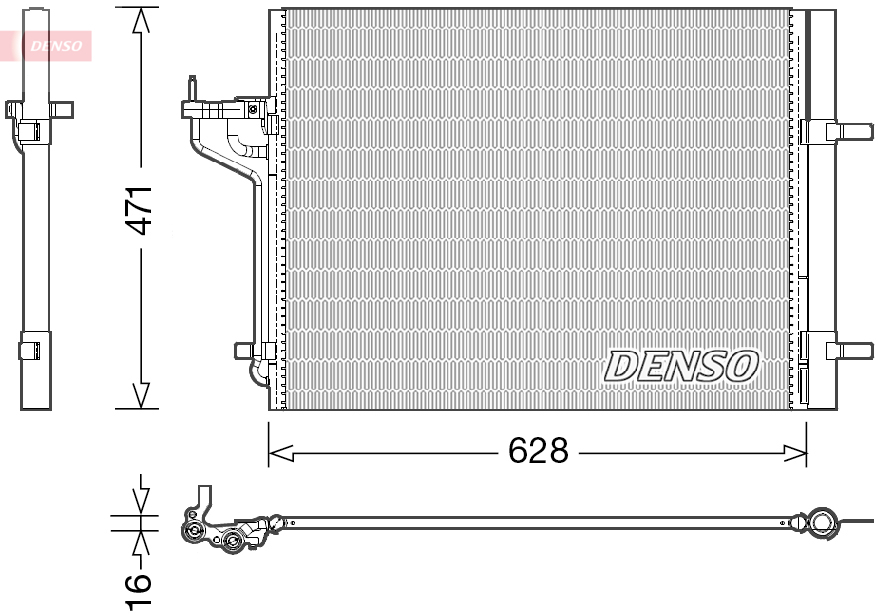 DCN10029: Конденсор кондиционера Denso DCN10029 купить