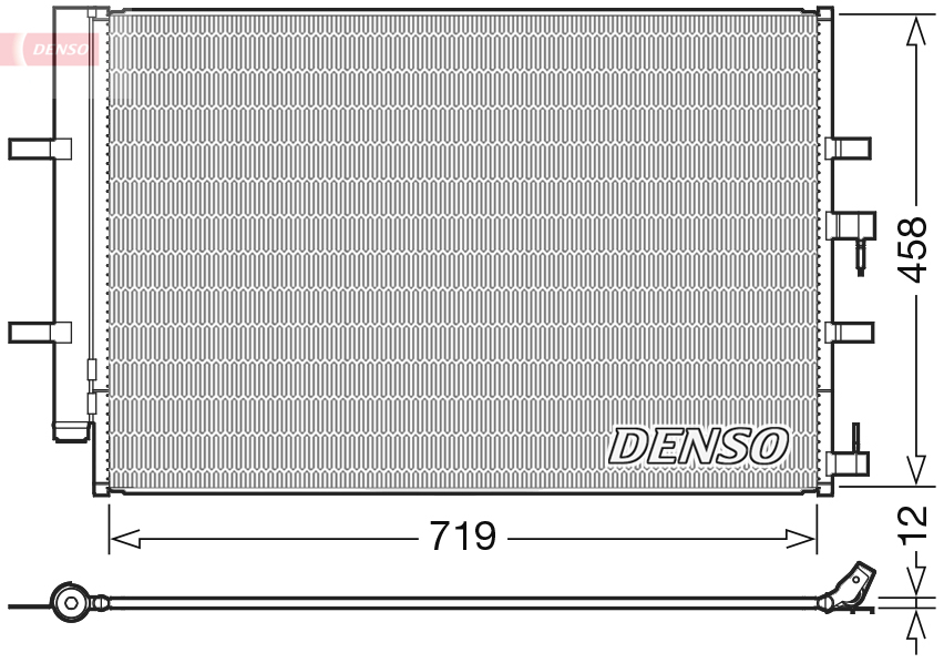 DCN10036: Конденсор кондиционера Denso DCN10036 купить
