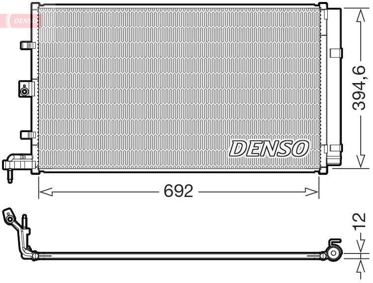 DCN10063: Конденсор кондиционера Denso DCN10063 купить