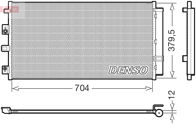 DCN10065: Конденсор кондиционера Denso DCN10065 купить