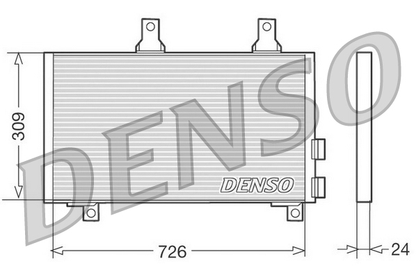 DCN11003: Конденсор кондиционера Denso DCN11003 купить