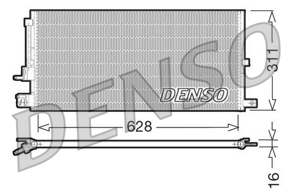DCN11007: Конденсор кондиционера Denso DCN11007 купить