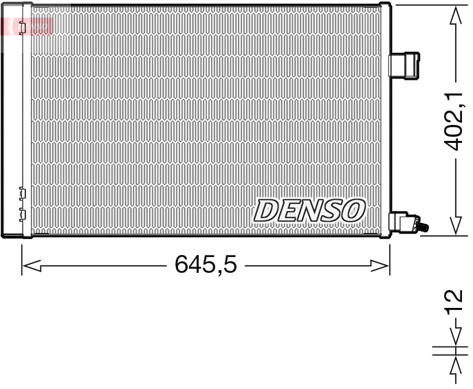 DCN11009: Конденсор кондиционера Denso DCN11009 купить