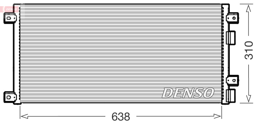 DCN12006: Конденсор кондиционера Denso DCN12006 купить