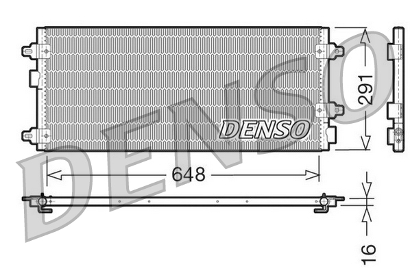 DCN13003: Конденсор кондиционера Denso DCN13003 купить