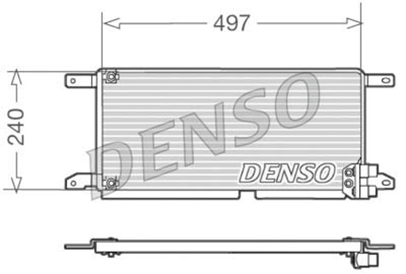 DCN13009: Конденсор кондиционера Denso DCN13009 купить