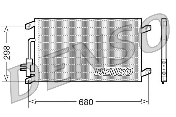 DCN13016: Конденсор кондиционера Denso DCN13016 купить