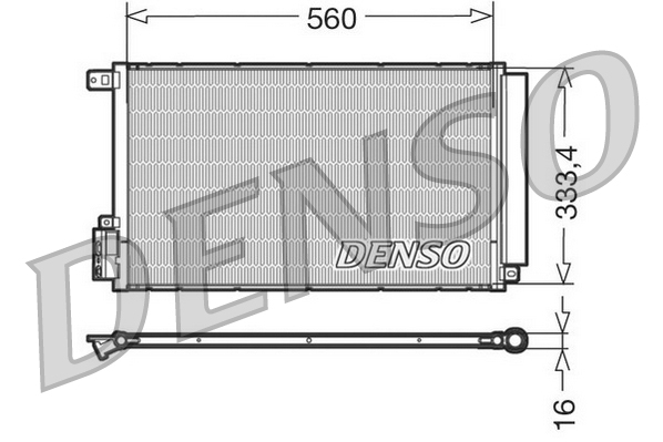 DCN13109: Конденсор кондиционера Denso DCN13109 купить